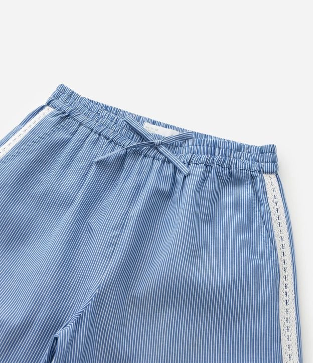 Pantalón Infantil en Tricolina con Rayas y Cordón – Talle 5 a 14 años 6