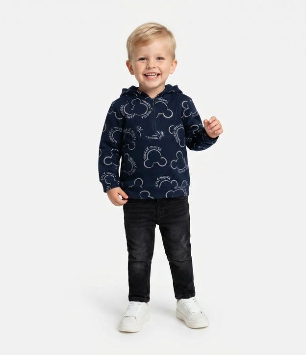 Buzo Infantil con Capucha y Estampado Mickey – Talle 1 a 6 años
