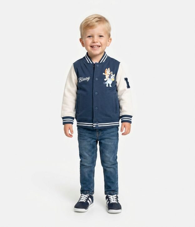 Buzo Infantil Bomber con Estampado Bluey – Talle 1 a 6 años 1