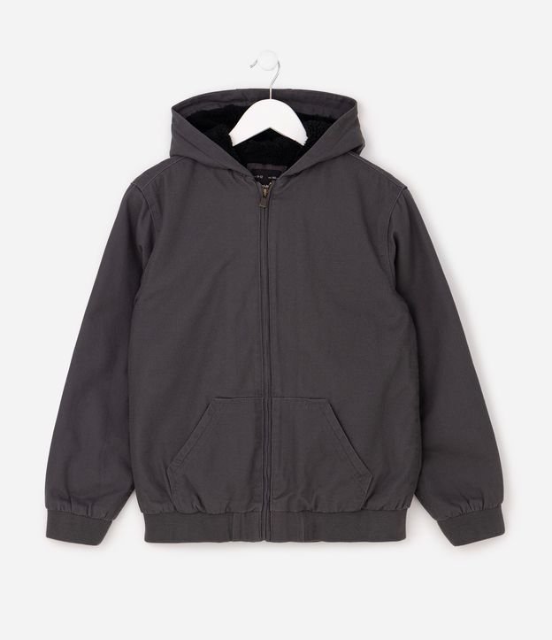 Campera Bomber Infantil con Forro Carnero - Talle 5 a 14 años 2