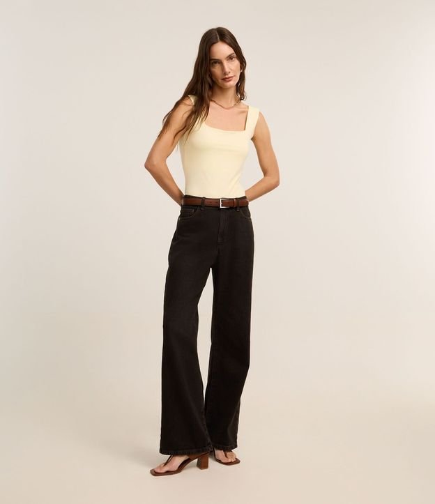 Blusa en Poliamida con Escote Cuadrado 2