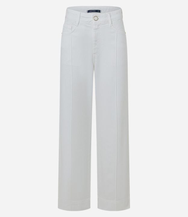 Pantalón recto Comfort Cintura Alta en Sarga 5