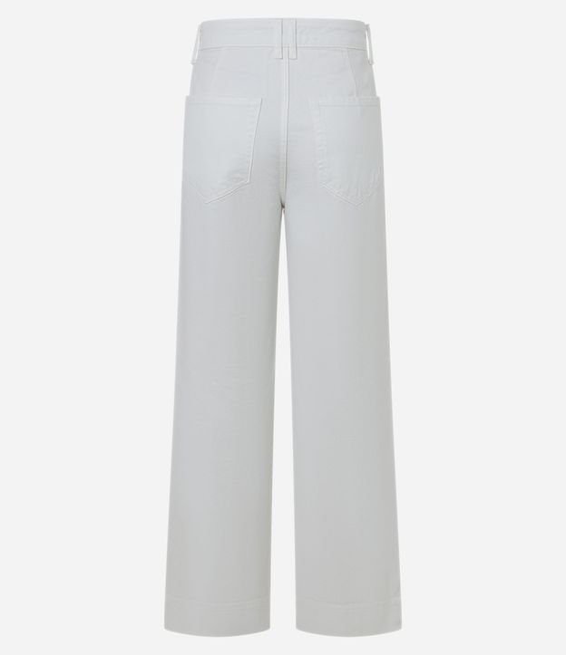 Pantalón recto Comfort Cintura Alta en Sarga 6