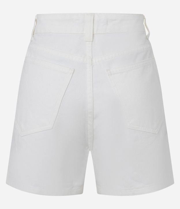 Short Cintura Alta en Sarga con Brillos 7