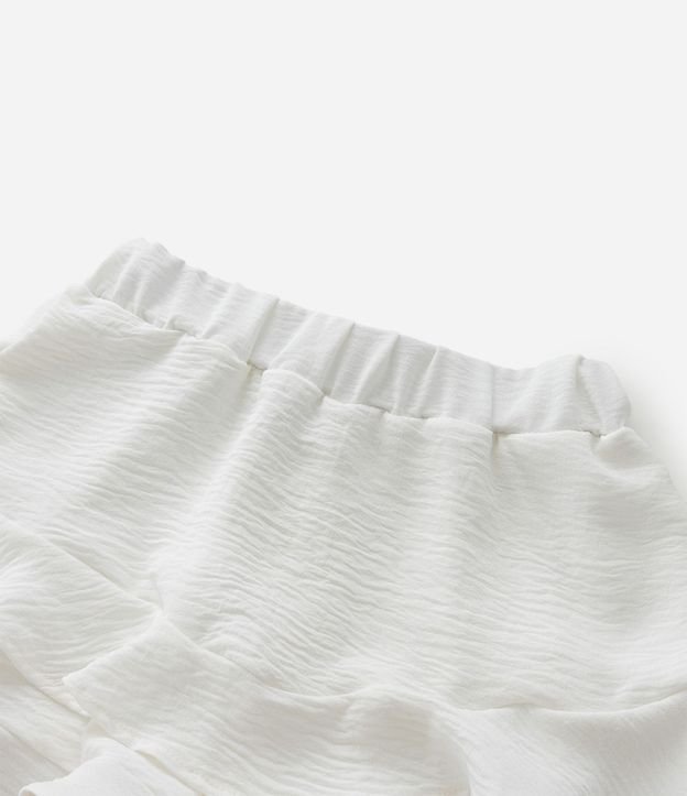 Short Pollera Infantil en Airflow con Volados - Talle 7 a 14 años 6