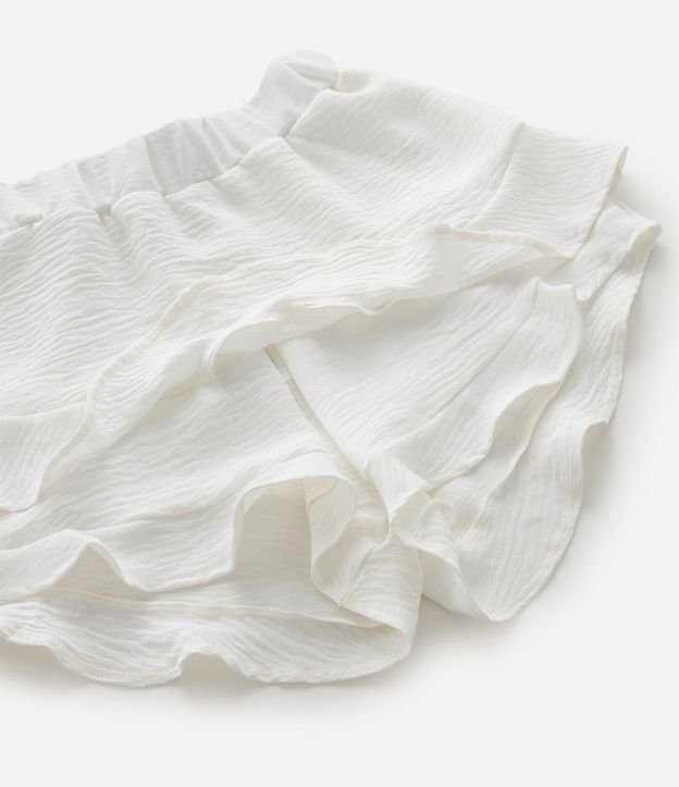 Short Pollera Infantil en Airflow con Volados - Talle 7 a 14 años 7