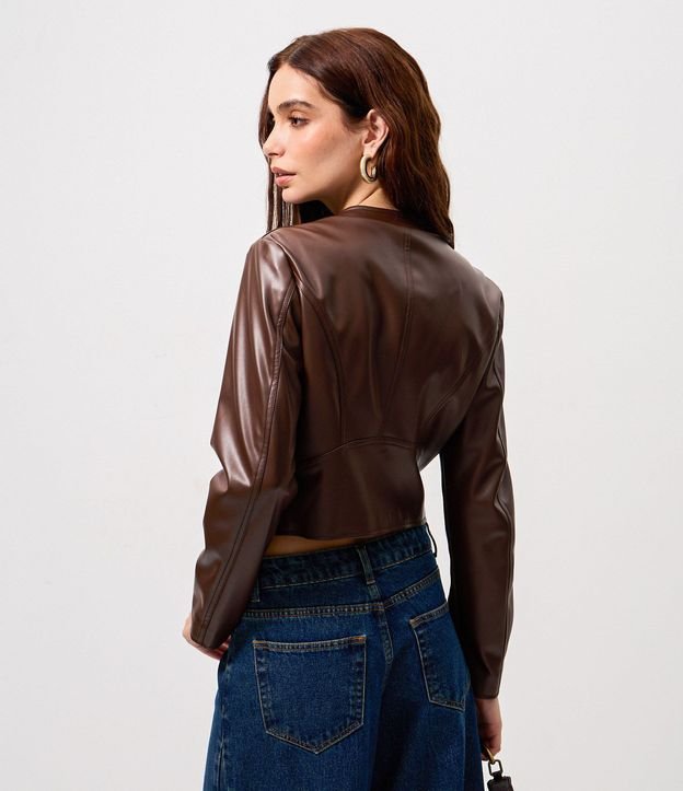 Campera Básica en Pu con Cierre Track 4