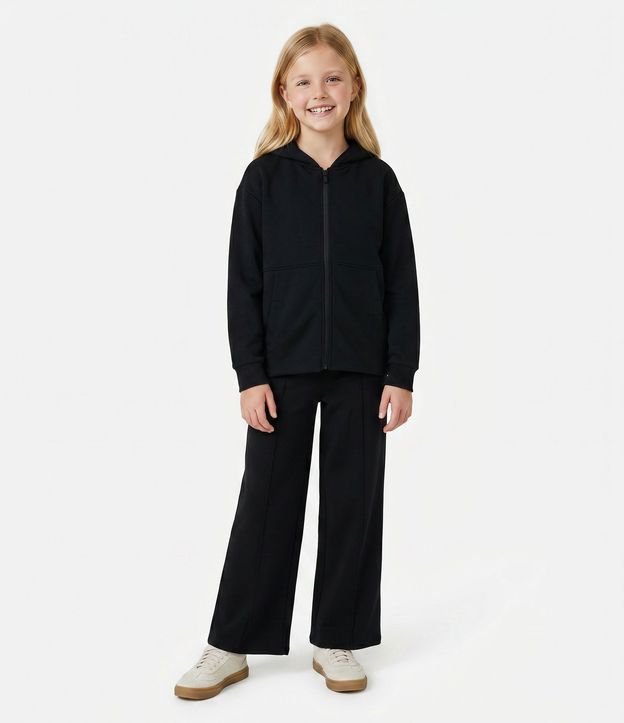 Campera Infantil con Capucha y Cremallera - Talle 5 A 14 años