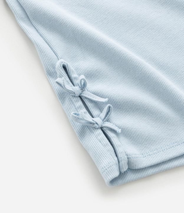 Blusa Slim Infantil con Abertura y Lazos Laterales - Talle 7 a 14 años 6