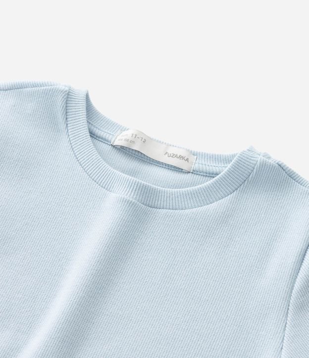 Blusa Slim Infantil con Abertura y Lazos Laterales - Talle 7 a 14 años 7