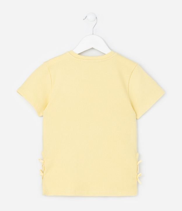 Blusa Slim Infantil con Abertura y Lazos Laterales - Talle 7 a 14 años 3