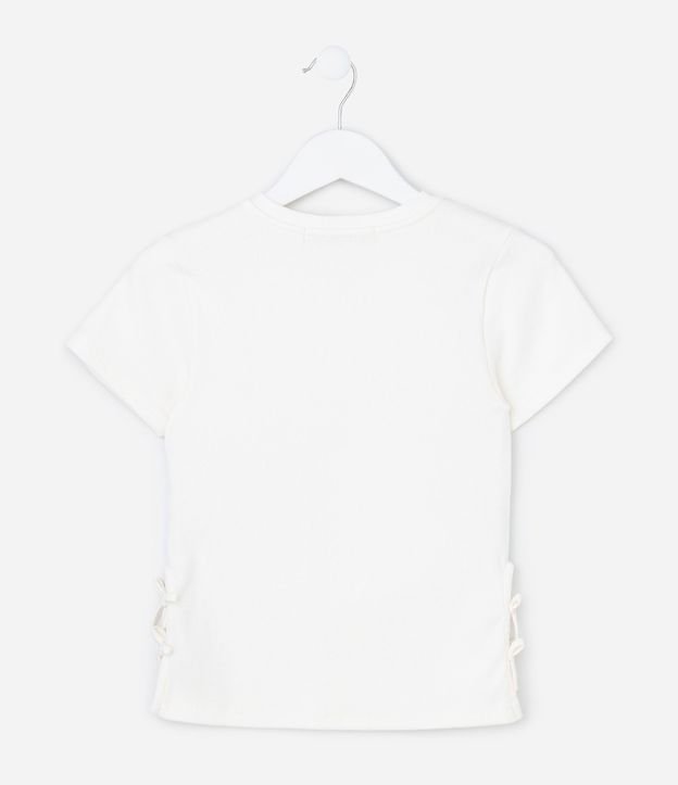 Blusa Slim Infantil con Abertura y Lazos Laterales - Talle 7 a 14 años 3