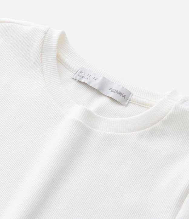 Blusa Slim Infantil con Abertura y Lazos Laterales - Talle 7 a 14 años 5
