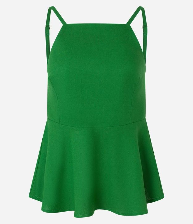 Blusa Peplum en Viscolino con Sisa Americana