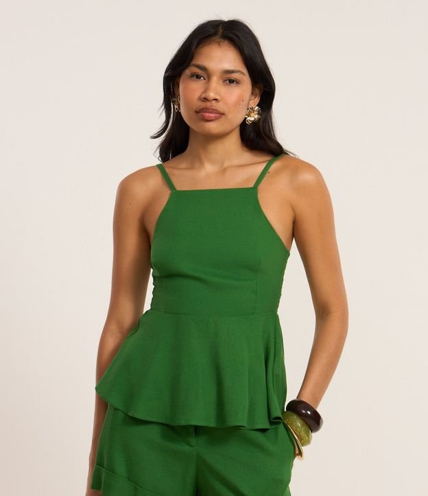 Blusa Peplum en Viscolino con Sisa Americana 1