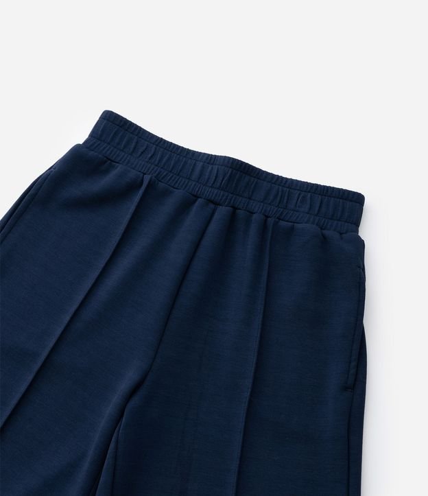 Pantalón Infantil Wide Leg en Algodón Liso Sin Felpa - Talle 5 A 14 años 7
