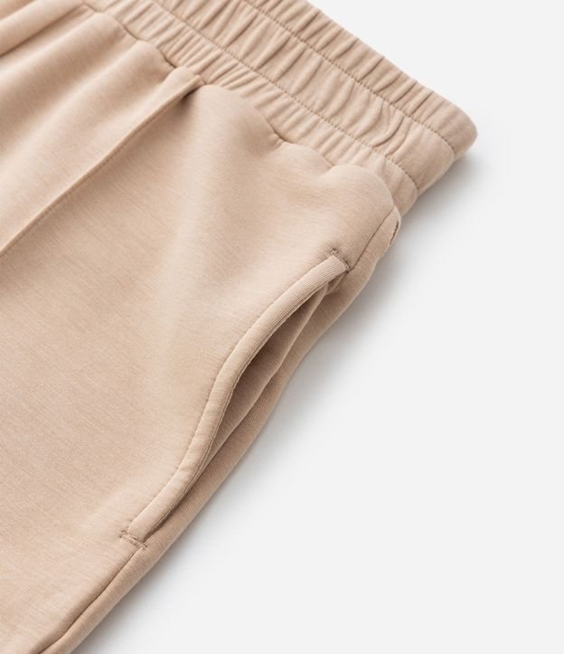 Pantalón Infantil Wide Leg en Algodón Liso Sin Felpa - Talle 5 A 14 años 5