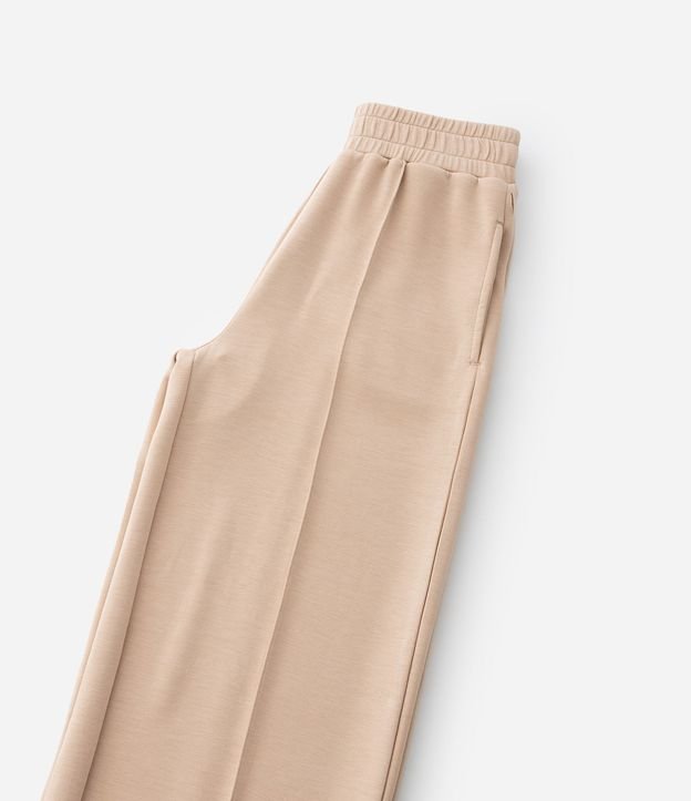 Pantalón Infantil Wide Leg en Algodón Liso Sin Felpa - Talle 5 A 14 años 6