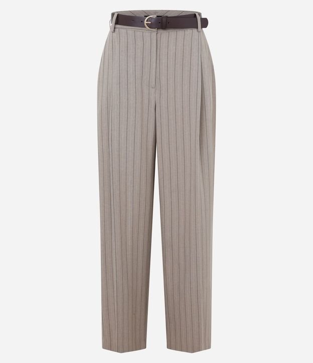 Pantalón Wide Leg en Sastrería con Cinturón en PU