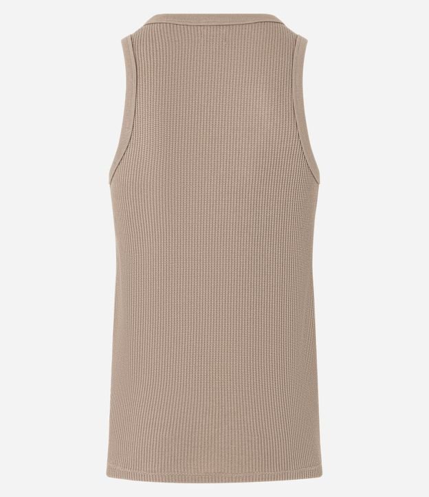 Musculosa Regular en Flamê con Textura 9