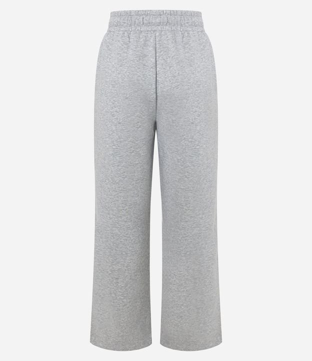 Pantalón Recto en Algodón con Felpa y Cintura Ajustable 6