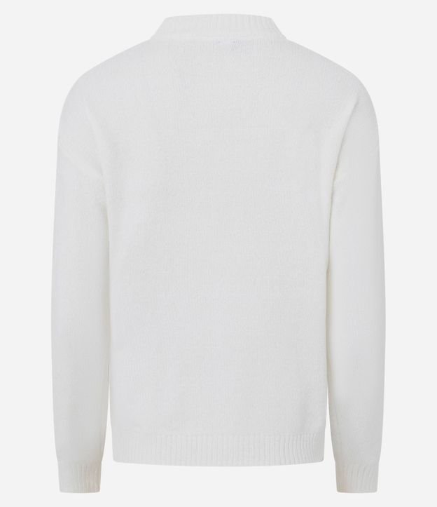 Blusa Slim en Punto Chenille con Cuello Redondo 6