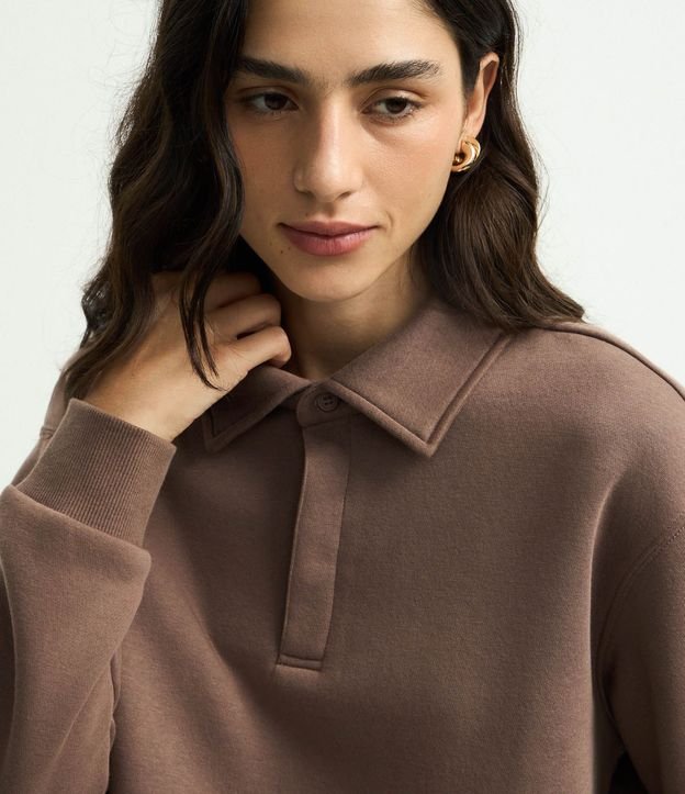 Saco cerrado en Algodón con Cuello Polo 4