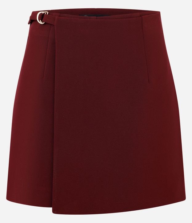 Short Pollera Traspasada en Sastrería con Hebilla Lateral 5