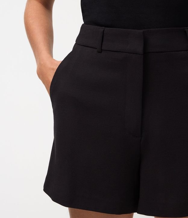 Short Sastre en Crepé con Cintura Elástica 4