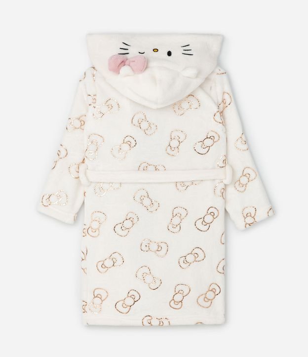 Bata de Baño Infantil con Capucha 3D Hello Kitty – Talle 3 a 16 años 2