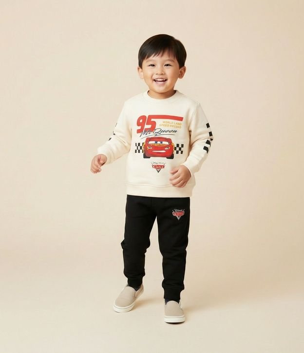 Conjunto Infantil Deportivo con Estampado Relámpago McQueen – Talle 2 a 6 años