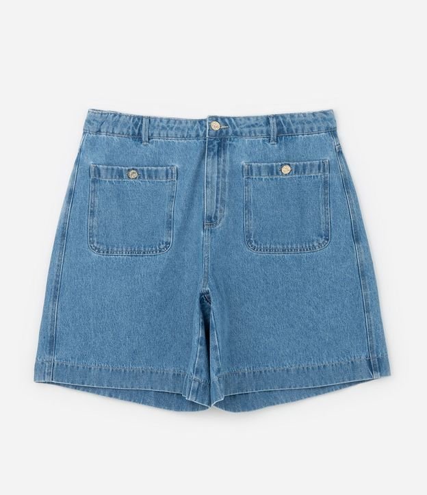 Bermuda en Jeans con Bolsillos Curve & Plus Size 6