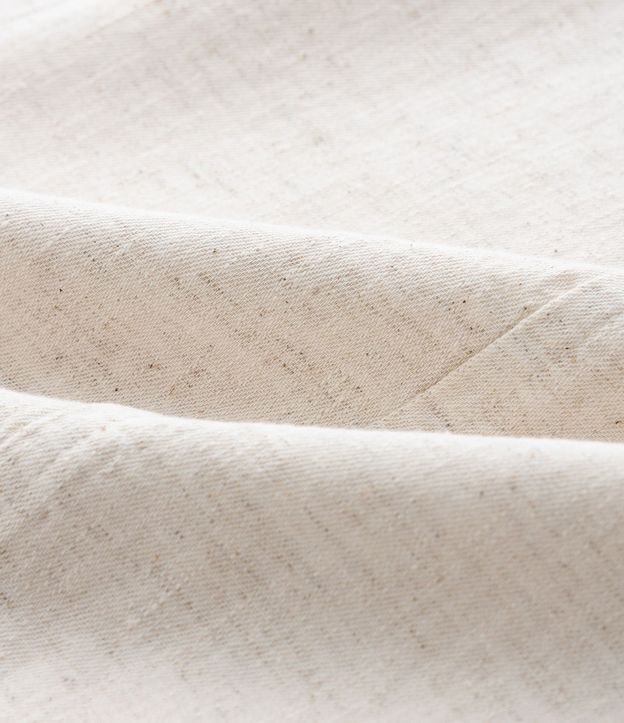 Pantalón Pantacourt en Sarga con Elástico en la Cintura y Amarre Curve & Plus 8