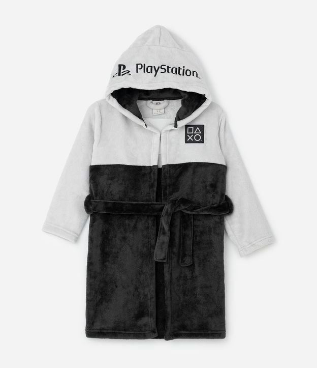 Bata de Baño Infantil PlayStation en Fleece - Talle 5 aos 16 años 2