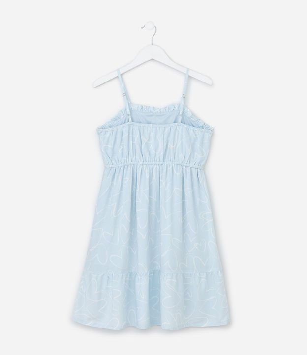 Vestido Infantil con Estampado de Corazones - Talle 5 a 14 3