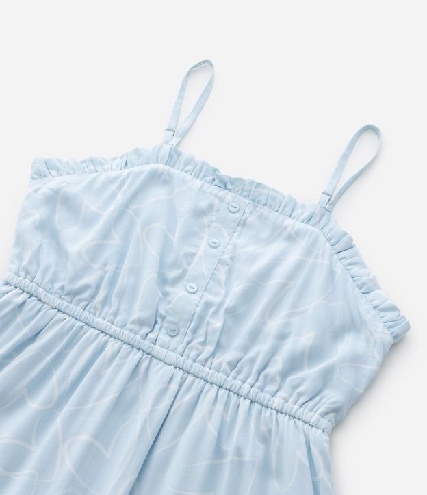 Vestido Infantil con Estampado de Corazones - Talle 5 a 14 8