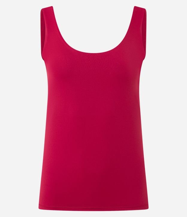Blusa Musculosa en Poliamida con Escote U 3