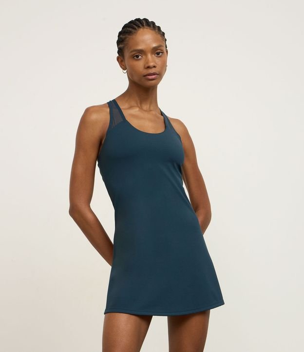 Vestido Deportivo en Microfibra con Shorts Interno 2