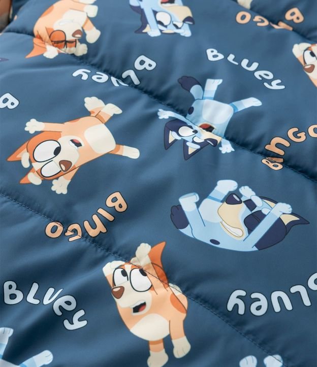 Campera Infantil Puffer con Capucha y Estampa de Bluey – Talle 1 a 6 años 3