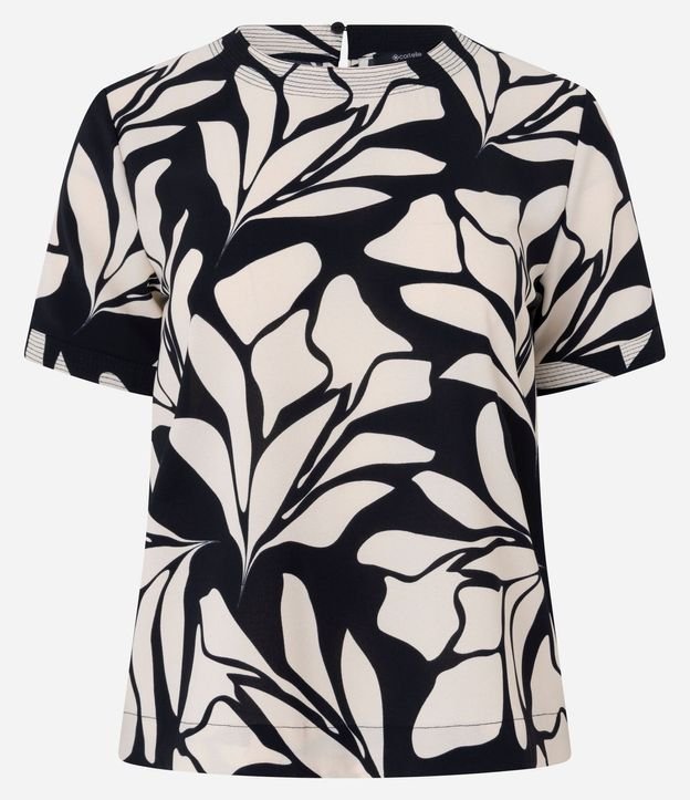 Blusa con Manga Corta y Estampado Floral 5