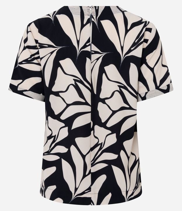 Blusa con Manga Corta y Estampado Floral 6