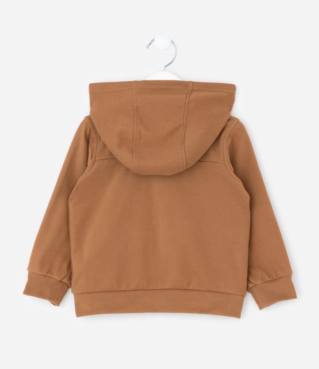 Buzo Infantil en Polar Fleece con Capucha y Bordado – Talle 1 a 5/6 años 3