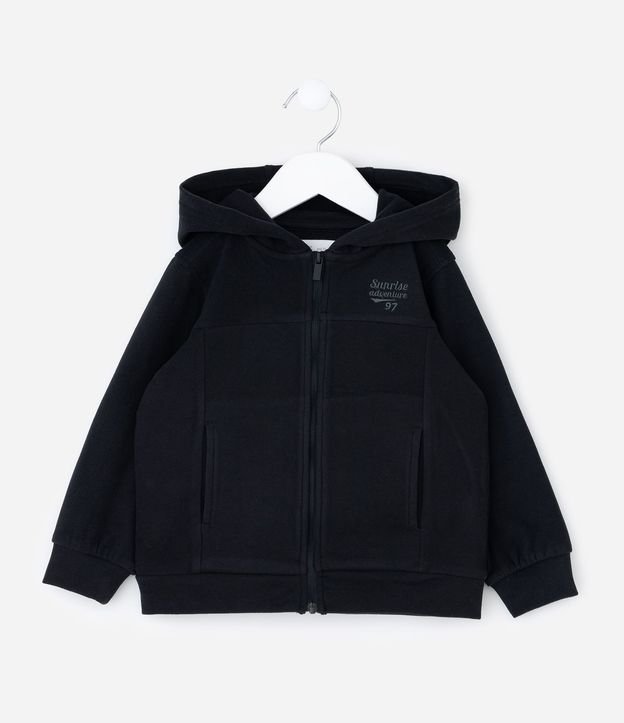 Buzo Infantil en Polar Fleece con Capucha y Bordado – Talle 1 a 5/6 años 2