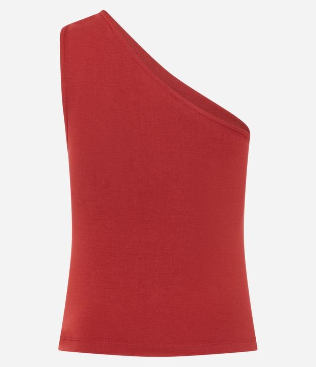 Blusa Hombro Único en Punto Roma con Detalle Torcido 6