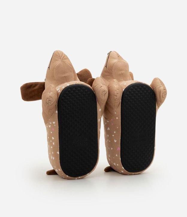 Pantufla Infantil Perro con Corazones - Talle 29 al 36 4