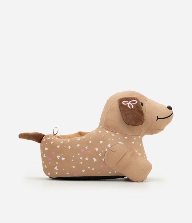 Pantufla Infantil Perro con Corazones - Talle 29 al 36 5