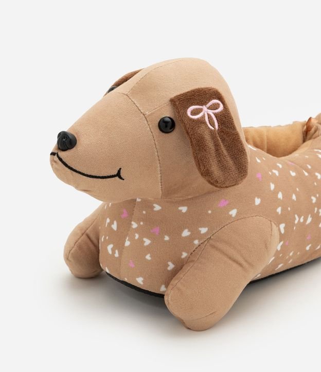 Pantufla Infantil Perro con Corazones - Talle 29 al 36 6