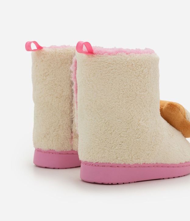 Pantufla Bota Infantil en Fleece con Carita de Esquilo - Talle 19/20 al 27/28 2