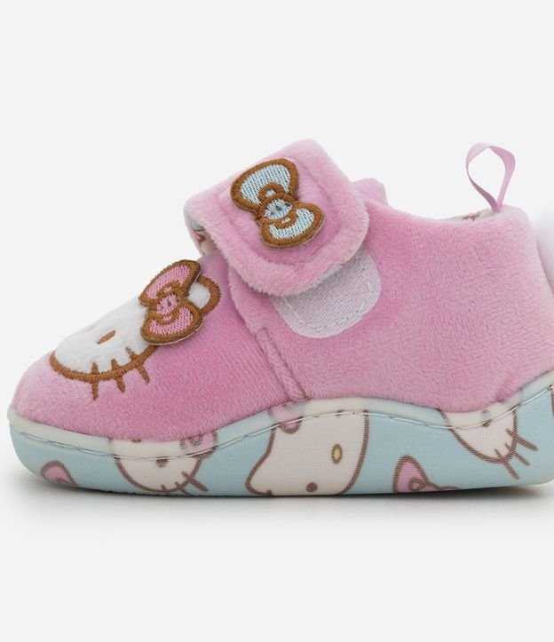 Pantufla Infantil Hello Kitty con Pompón - Talle 19 al 28 5