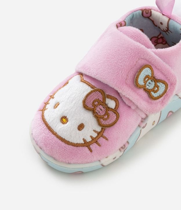 Pantufla Infantil Hello Kitty con Pompón - Talle 19 al 28 6